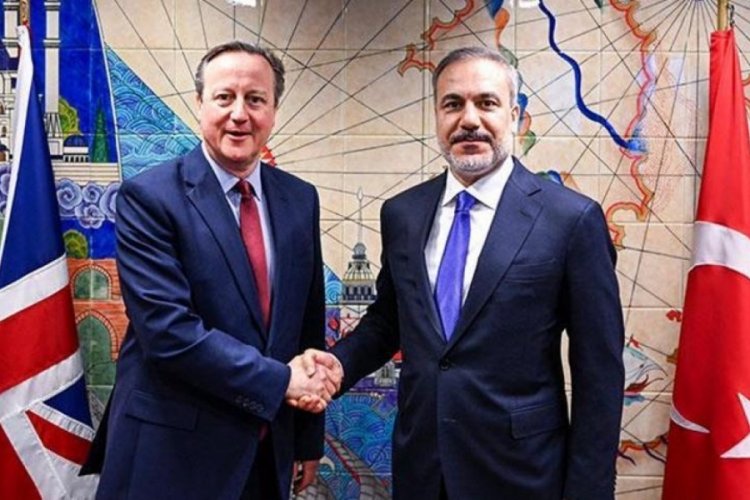 Bakan Fidan, David Cameron ile g&ouml;r&uuml;şt&uuml;