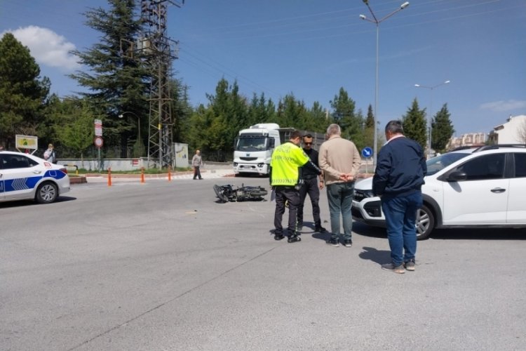 K&uuml;tahya'da trafik kazası: 1 yaralı