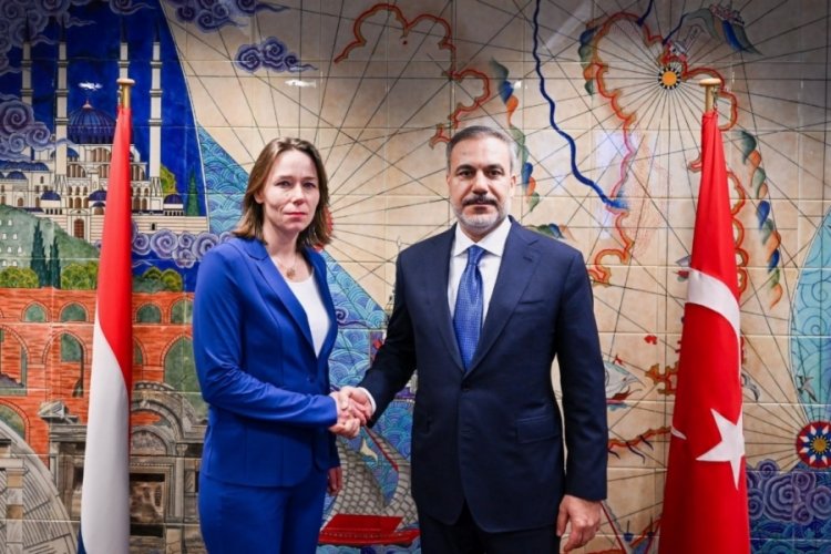 Bakan Fidan, Hollanda Dışişleri Bakanı Slot ile g&ouml;r&uuml;şt&uuml;