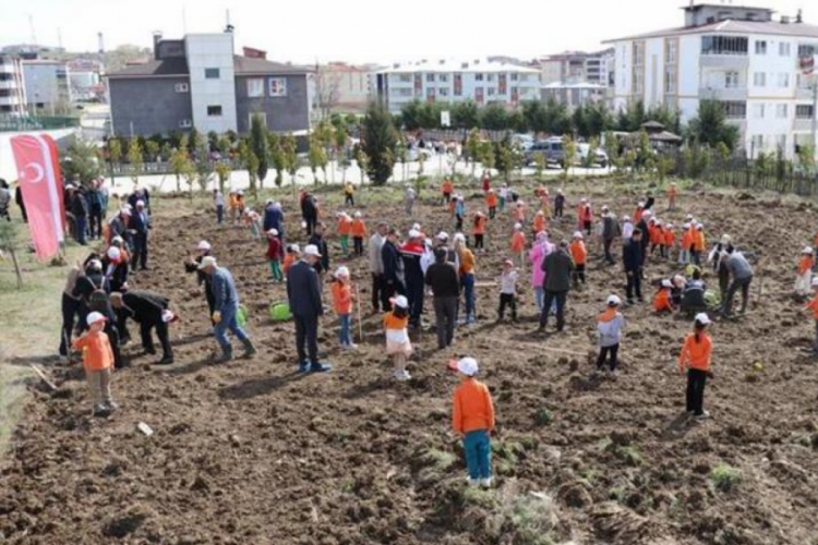 'Okuldaki &Ccedil;iftlik Projesi' meyvelerini vermeye başladı