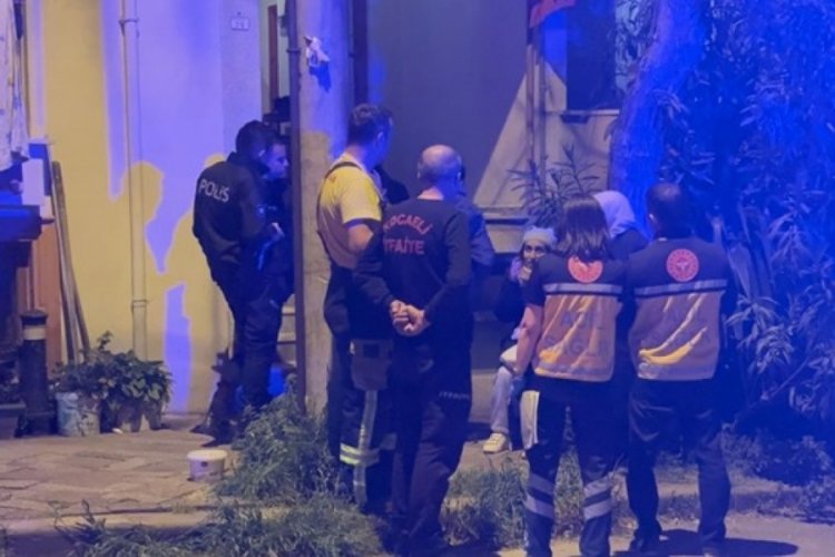 Kocaeli'nde gaz sızıntısı vatandaşı sokağa d&ouml;kt&uuml;!