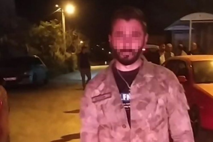 'Hakkını veriyor abim' paylaşımındaki pompalı t&uuml;fekli şahıs yakalandı
