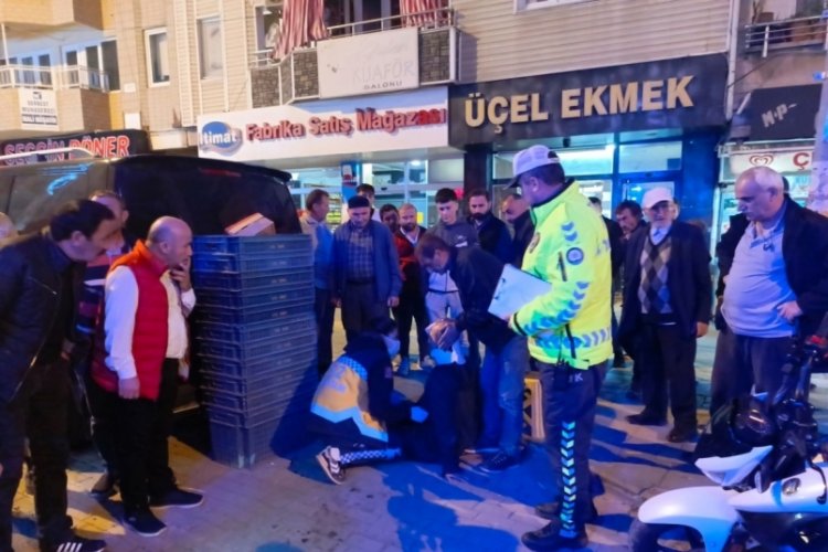 Bursa'da motosiklet kazasında 1 kişi yaralandı!