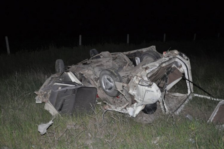 Tekirdağ'da hurdaya d&ouml;nen ara&ccedil;tan burnu bile kanamadan &ccedil;ıktı
