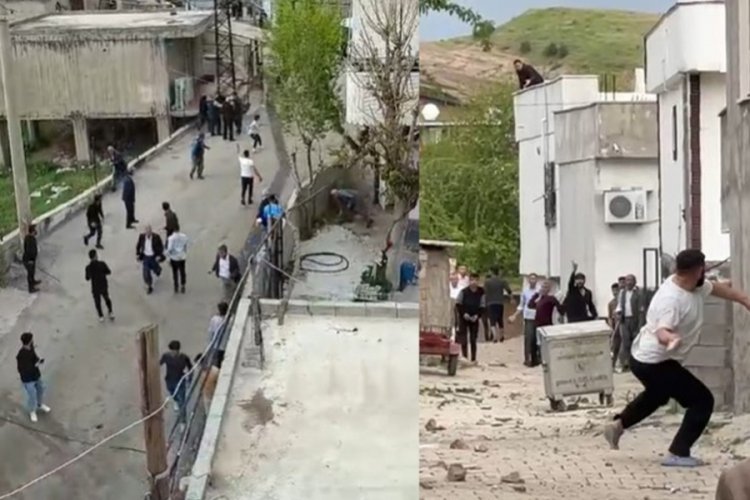 Se&ccedil;imi kazanan ve kaybeden aileler arasında taş ve sopalı kavga: 7 yaralı
