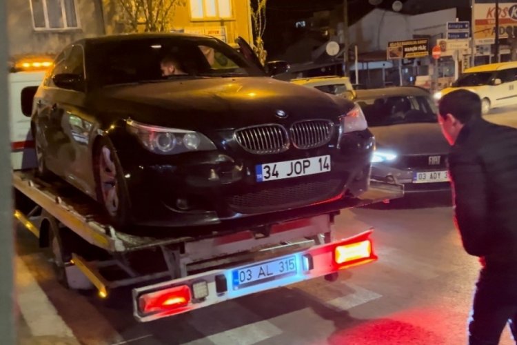 Afyonkarahisar'da drift atan s&uuml;r&uuml;c&uuml;ye ceza!