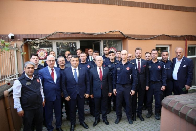 Başkan Bozbey, B&uuml;y&uuml;kşehir Belediyesi &ccedil;alışanlarını ziyaret etti