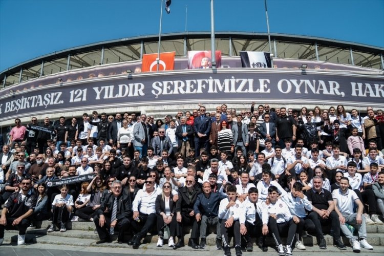 Beşiktaş Kul&uuml;b&uuml;'nde bayramlaşma t&ouml;reni ger&ccedil;ekleştirildi