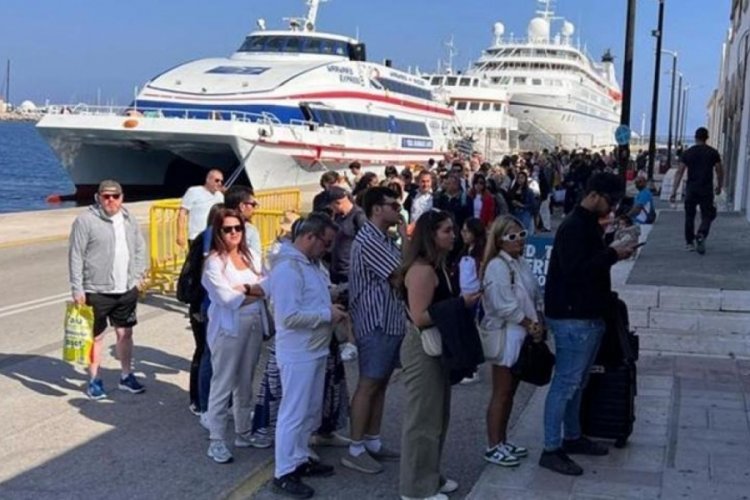 T&uuml;rk turistler Rodos'a akın etti
