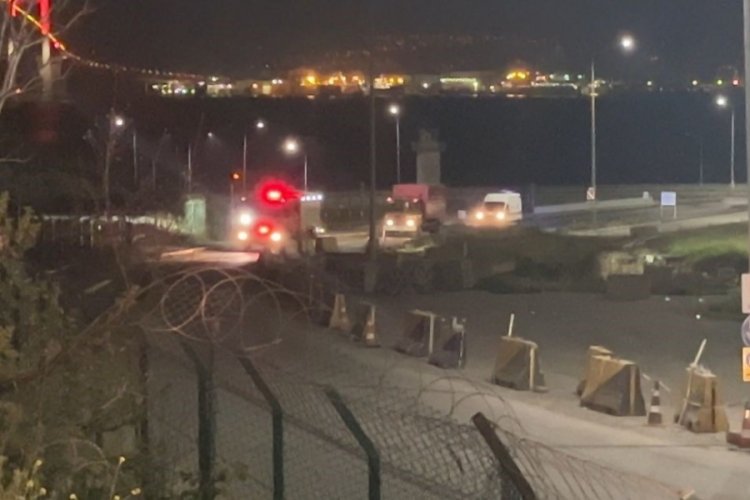 Kocaeli'nde gemi yangını!