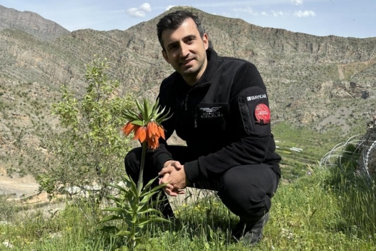 Sel&ccedil;uk Bayraktar Hakkari'de b&ouml;lgenin g&uuml;zelliklerini paylaştı