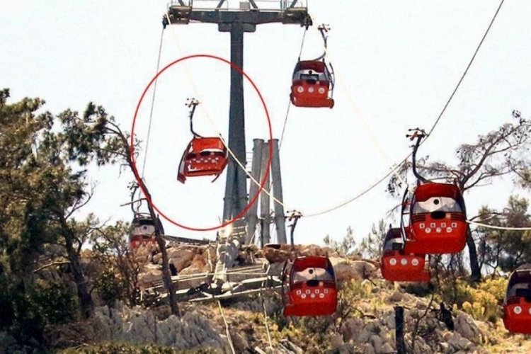 Antalya'daki teleferik faciasında son durum! Kabin enkazı olay yerinde