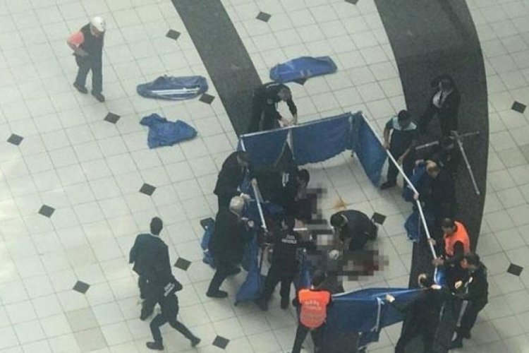 İstanbul Şişli'deki ünlü alışveriş merkezinde bir kişi intihar etti