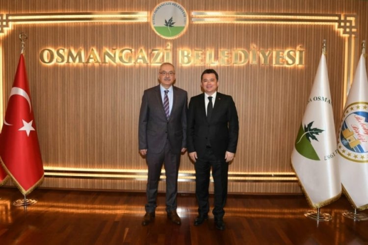 Geçmiş Dönem Bursa Milletvekili Tatlıoğlu, Başkan Aydın'ı ziyaret etti