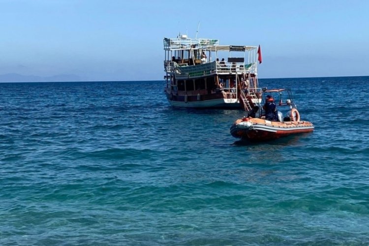 Marmaris'te denize giren İngiliz turist, kalp krizi geçirerek öldü