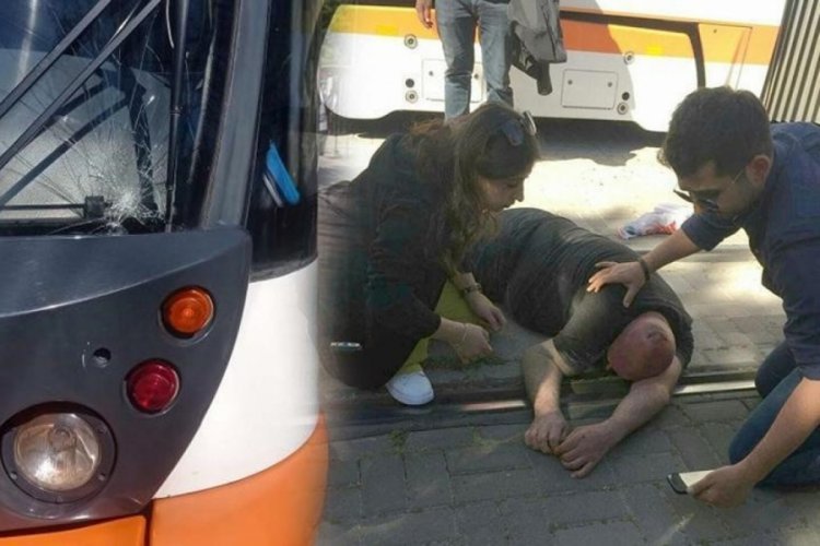 Eskişehir'de tramvay kazası! Polis memuru ağır yaralandı