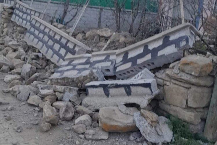 Tokat'taki depremin ardından hasar böyle görüntülendi