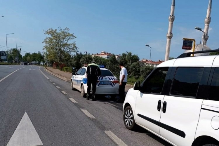 Bursa'da hız sınırı aşan sürücülere ceza kesildi!