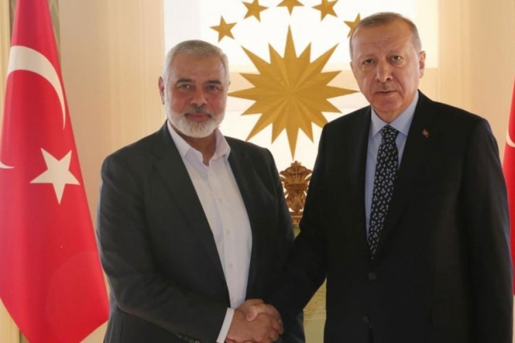 Cumhurbaşkanı Erdoğan ile İsmail Haniye'nin görüşmesi başladı