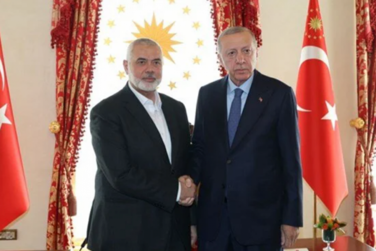 Cumhurbaşkanı Erdoğan, İsmail Haniye ile görüştü