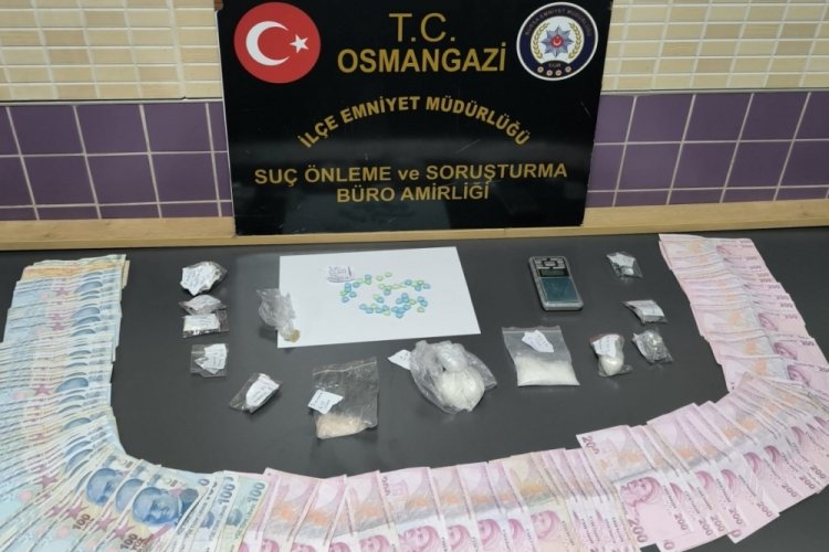 Bursa'da aracında uyuşturucu madde bulunan şüpheli gözaltında!