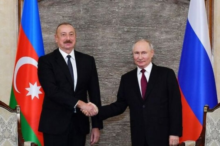 Putin ile Aliyev'den g&uuml;venlik g&ouml;r&uuml;şmesi