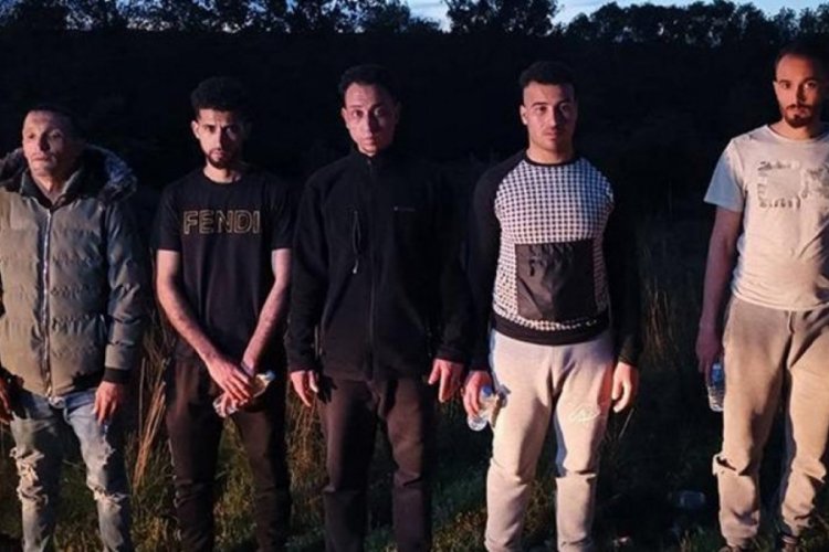 Bulgaristan'a gitmek isteyen 5 kaçak göçmen yakalandı