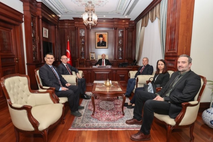 Bursa Valisi Demirtaş, TÜİK Bölge Müdürü Bostancı'yı kabul etti