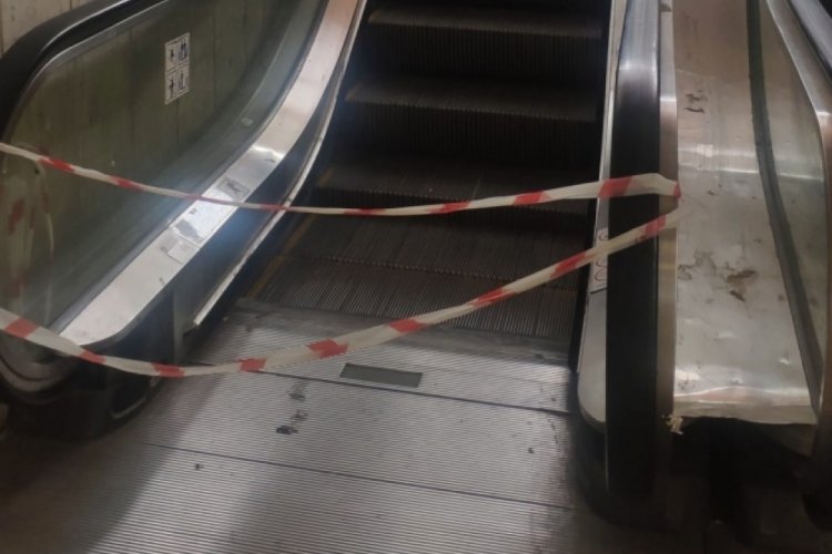 Bursa'da yine aynı altge&ccedil;itte merdivenler de bozuk!