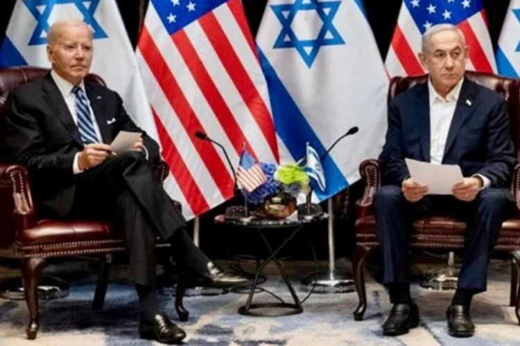 Joe Biden, Netanyahu ile g&ouml;r&uuml;şt&uuml;