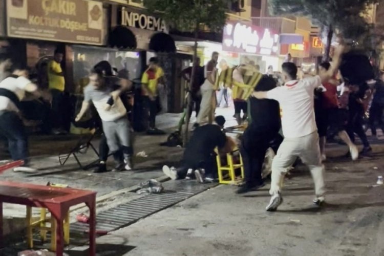 İzmir'de 'Göztepe' kutlamalarında ortalık savaş alanına döndü!