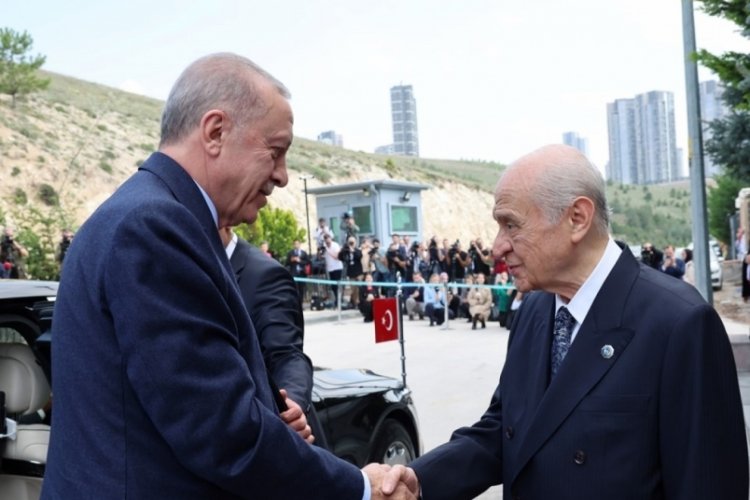 Cumhurbaşkanı Erdoğan ile Bahçeli'nin görüşmesi sona erdi
