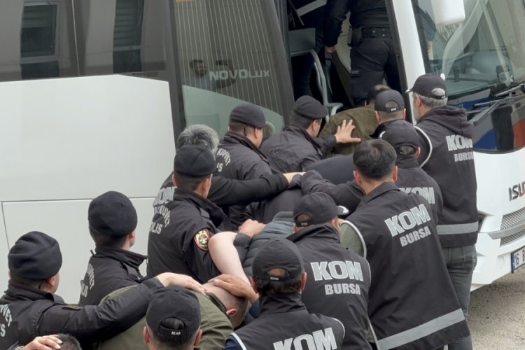 Bursa merkezli "Mahzen-32" operasyonunda 27 şüpheli tutuklandı