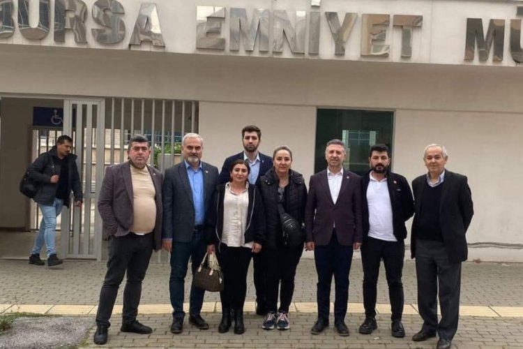 CHP Yıldırım İl&ccedil;e Başkanı ve y&ouml;neticilerinin Emniyet M&uuml;d&uuml;rl&uuml;ğ&uuml;'ne &ccedil;ağrılarak ifadeleri alındı