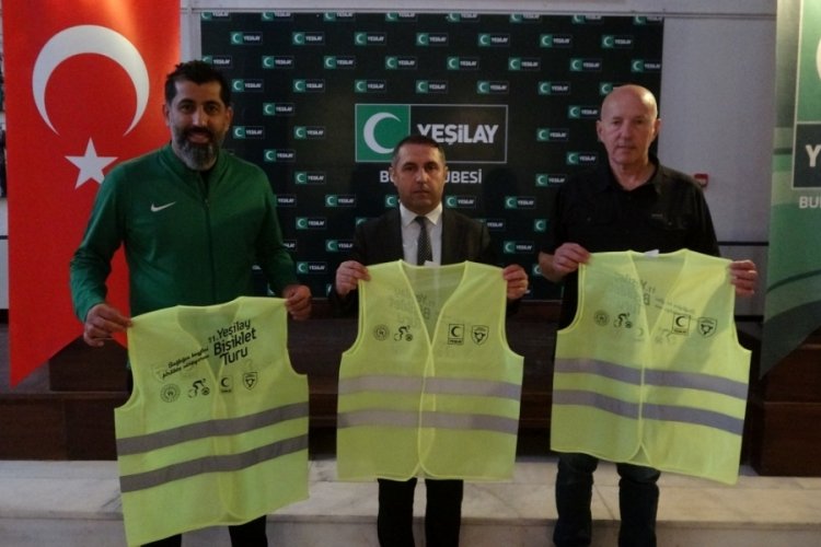 Bursa'da Geleneksel Yeşilay Bisiklet Turu'nun 11'incisi pazar günü yapılacak