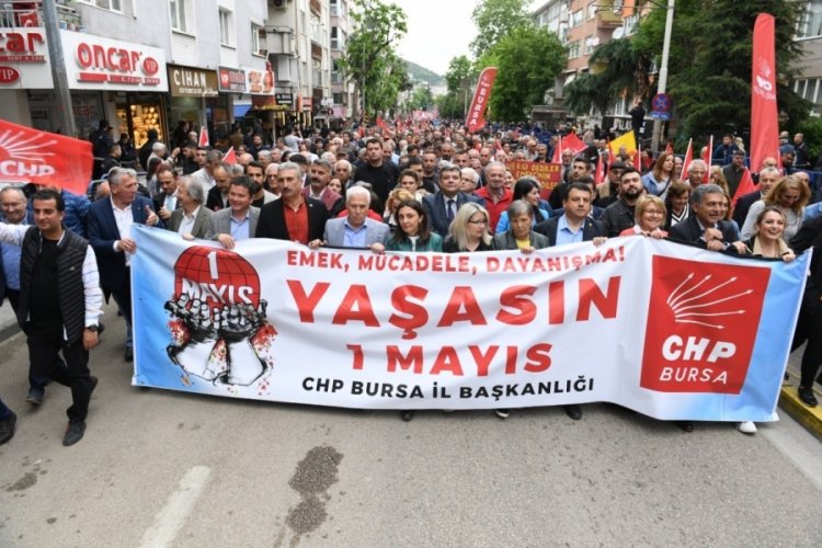 Osmangazi Belediye Başkanı Aydın, 1 Mayıs'ı emekçilere birlikte kutladı