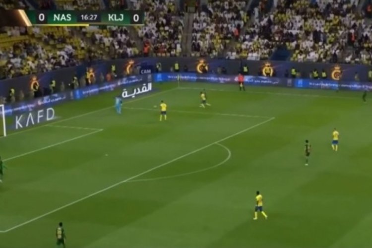 Cristiano Ronaldo'dan akıl almaz gol!