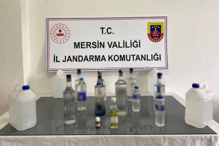 Mersin'de sahte i&ccedil;ki &uuml;reten şahıs yakalandı