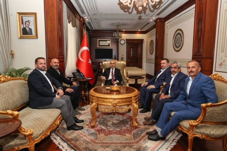 Bursa Valisi'ne İznik'ten ziyaret
