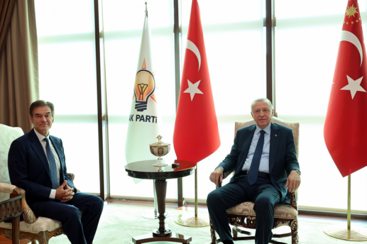 Cumhurbaşkanı Erdoğan, Prof. Dr. Mehmet Öz'ü kabul etti