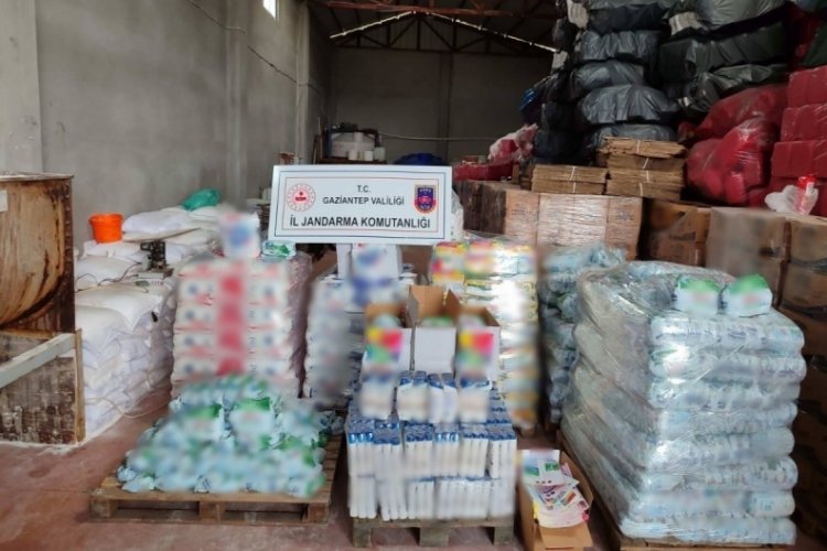 Gaziantep'te 2,5 milyon TL değerinde sahte deterjan ele ge&ccedil;irildi