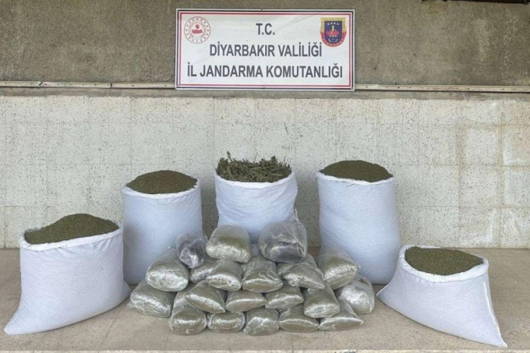 Diyarbakır'da 173 kilo esrar ele ge&ccedil;irildi