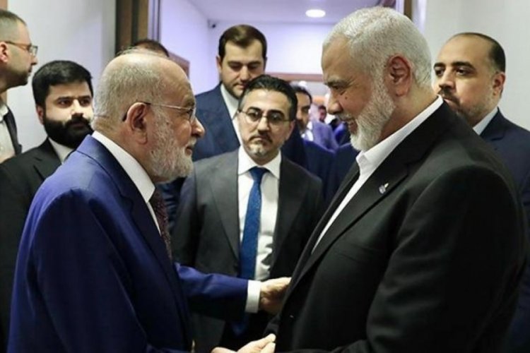 Karamollaoğlu, Haniye ile g&ouml;r&uuml;şt&uuml;