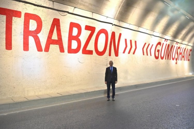 Bakan Uraloğlu: Yeni Zigana T&uuml;neli'nden 1 yılda 1 milyon 770 bin ara&ccedil; ge&ccedil;ti