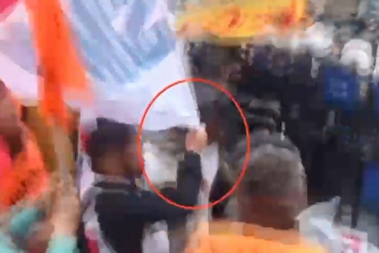 1 Mayıs'ta polise damacana ile vuran kişi g&ouml;zaltında