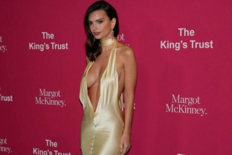 Emily Ratajkowski cesur gala tarzıyla &ccedil;ok konuşuldu!