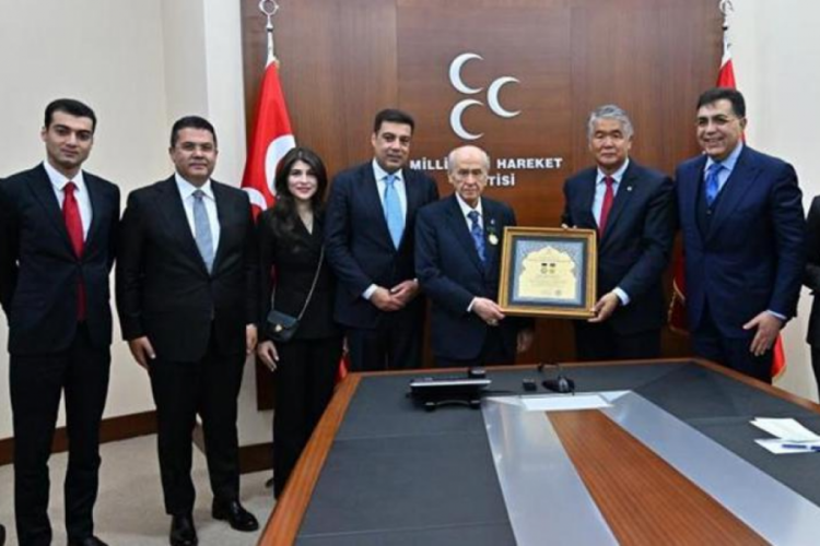 Devlet Bah&ccedil;eli'ye T&Uuml;RKSOY'dan ziyaret