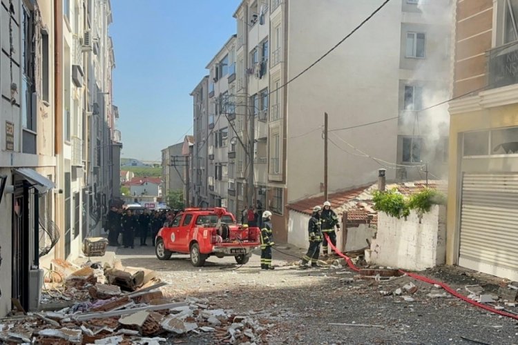 Tekirdağ'da apartman dairesinde patlama!