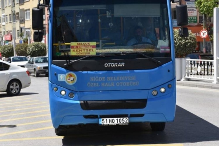 Niğde'de şehir i&ccedil;i ulaşıma zam geldi
