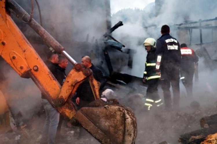 Amasya'da tarihi konakta yangın: 1 ölü
